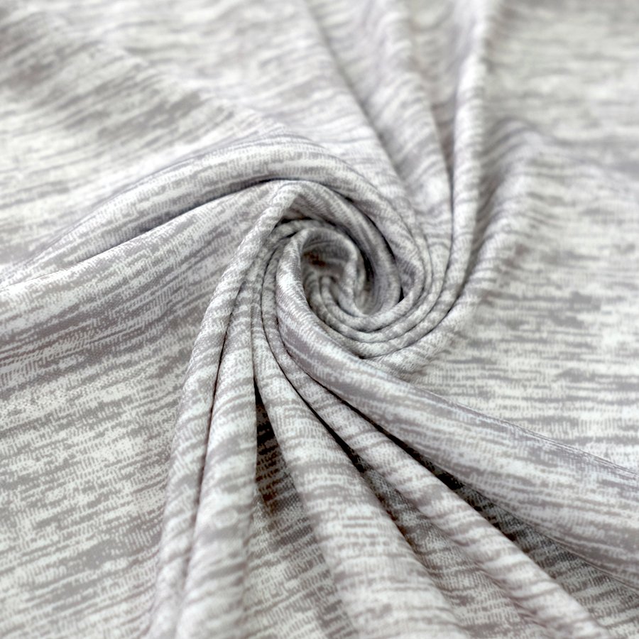 cloth fabrics wholesale sustainable 110gsm 100% recycle polyester knitted hot printed recycled interlock knit fabric