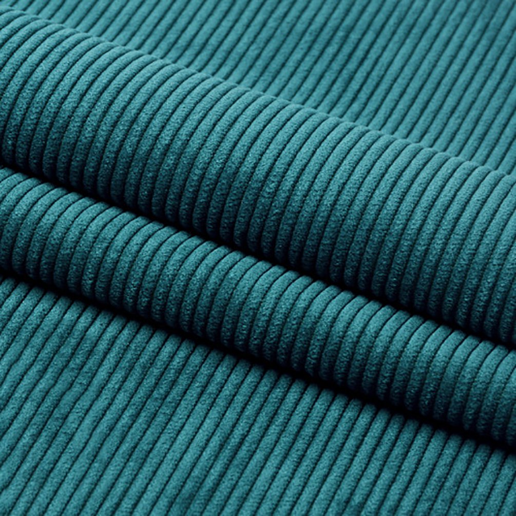 Good quality Soft Touch 100% polyester 8 wales corduroy fabric for garment trousers and dress coat apparel factory