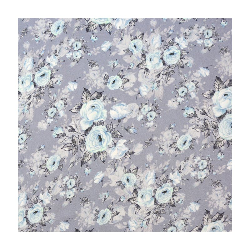 textiles flower patterned custom digital print soft Chiffon Floral georgette fabric for women blouses