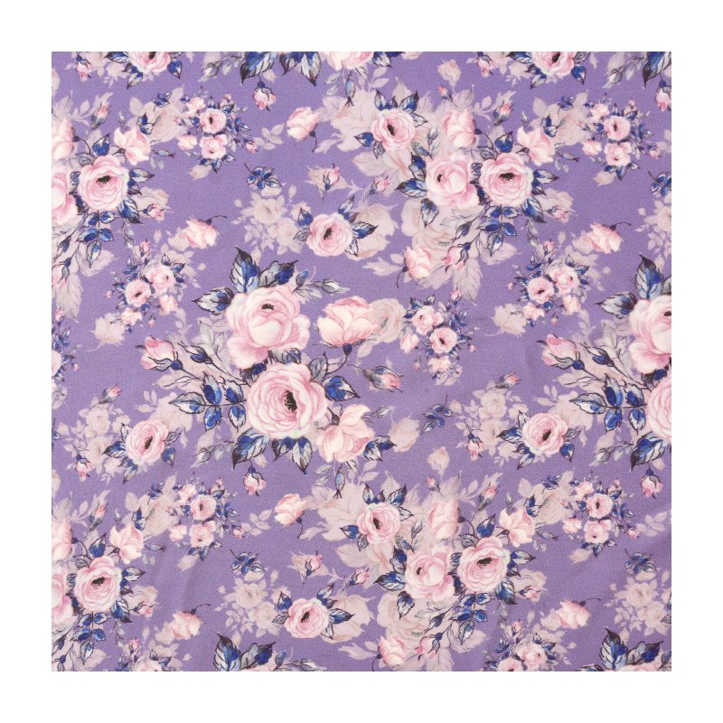 textiles flower patterned custom digital print soft Chiffon Floral georgette fabric for women blouses