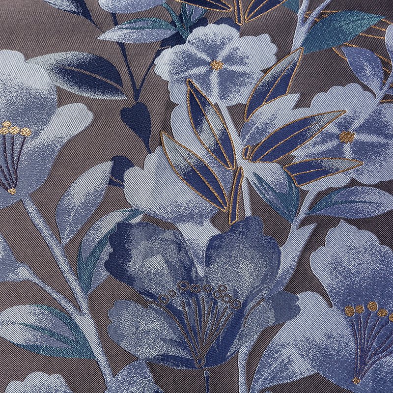 KEER Factory Custom Wholesale JDD4113W most popular product elegant flower pattern design dress fabric metallic polyester jacquard clothing fabric
