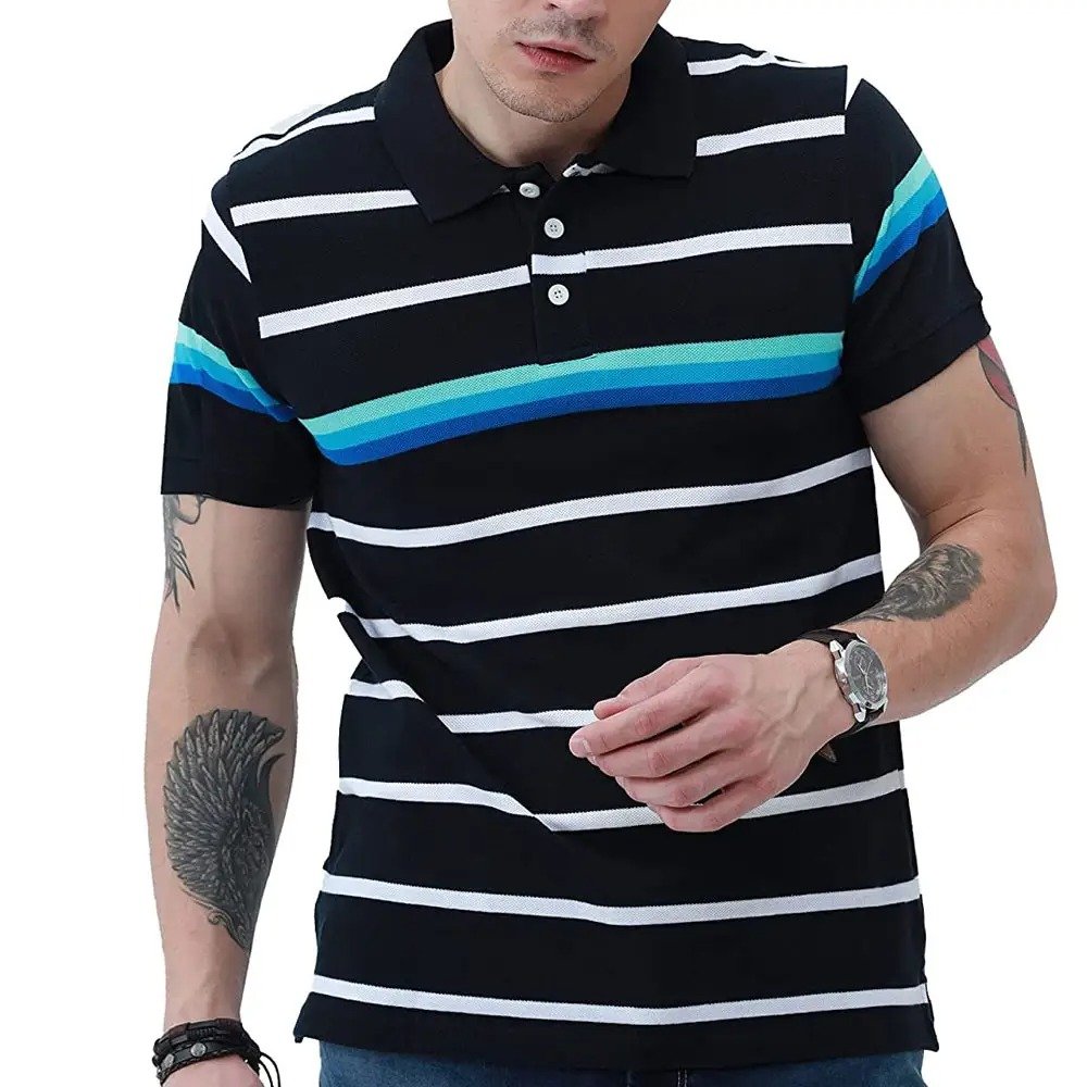 Top Best Quality Customized logo Printed Regular Fit Men Polo Shirts Soft Material Polo Shirts For Men's