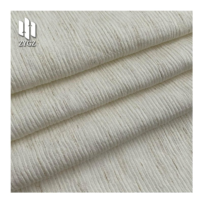 Factory Direct Selling 66%Rayon 22%Nylon 12%Linen Leisure Wear High Grade Textured Fabric for Garments Dress Clothing