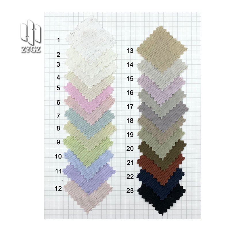 Factory Direct Selling 66%Rayon 22%Nylon 12%Linen Leisure Wear High Grade Textured Fabric for Garments Dress Clothing