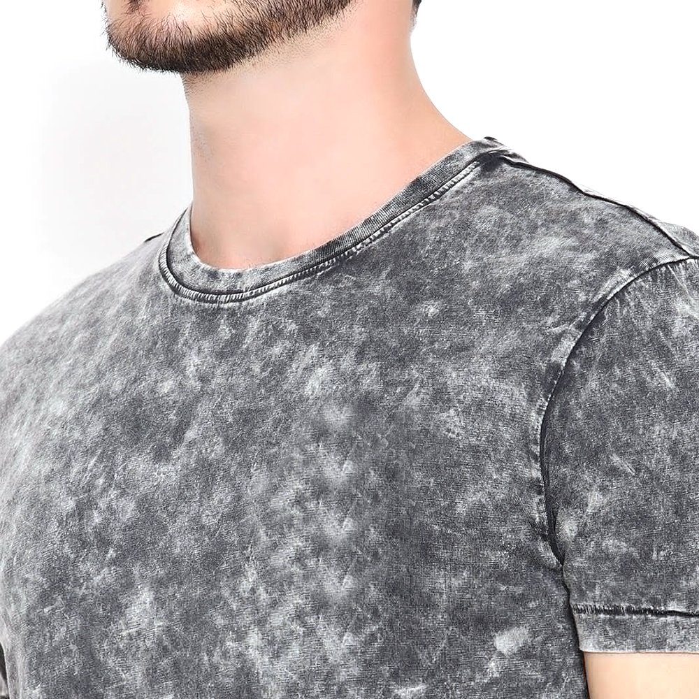 Bamboo Fiber 100% Cotton Distressed Retro style Lightweight Premium Quality Acid Latest Design Low Price T Shirt For Sale