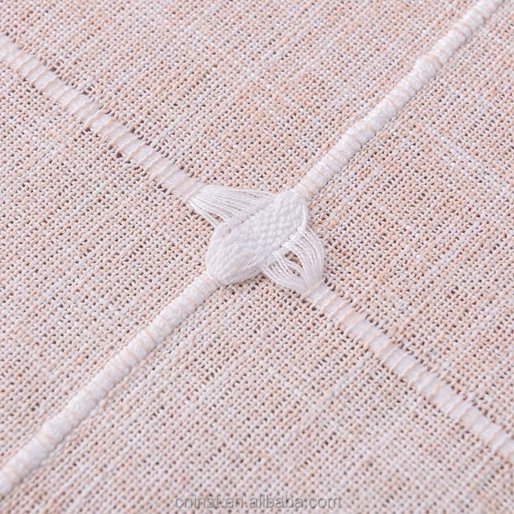 Good Quality Competitive Price Lace Fabric Embroidery Checkered Mattress Fabric Price