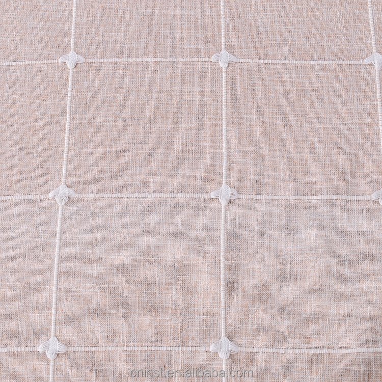 Good Quality Competitive Price Lace Fabric Embroidery Checkered Mattress Fabric Price