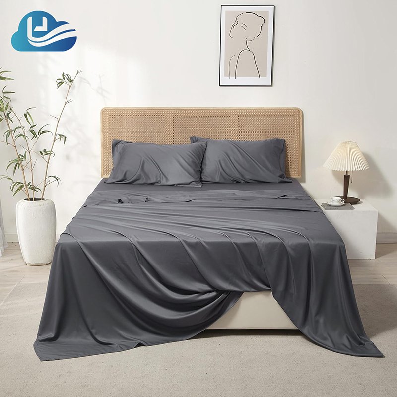 bamboo 300tc organic bed sheet bed linen bedding full bed sheets set bamboo sheets