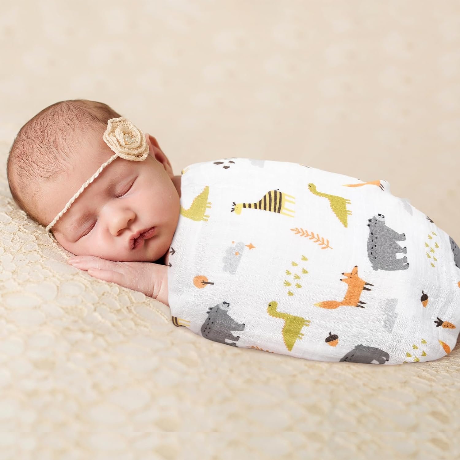 Custom Manufacturer Gauze Soft Skin beautiful swaddling blanket Newborn cotton baby wrap blanket