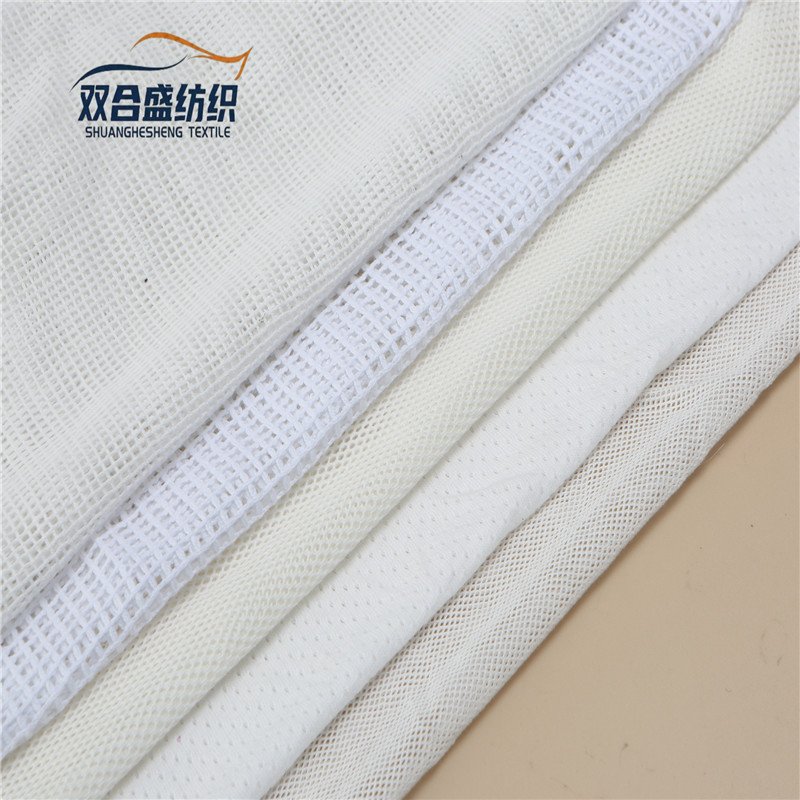 100% Organic Bamboo Fiber Mesh Cotton Fabric Eco-Friendly Bulk for Girls' Food Mesh Bags Underwear-GOTS Certified