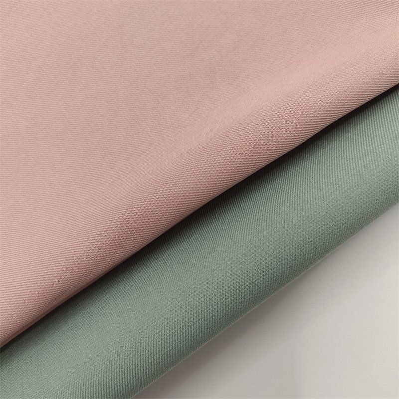 New Style Seoul Twill Lightweight Elastic Spandex Fabric Windproof Garment Suit Fabric for Women's Suits