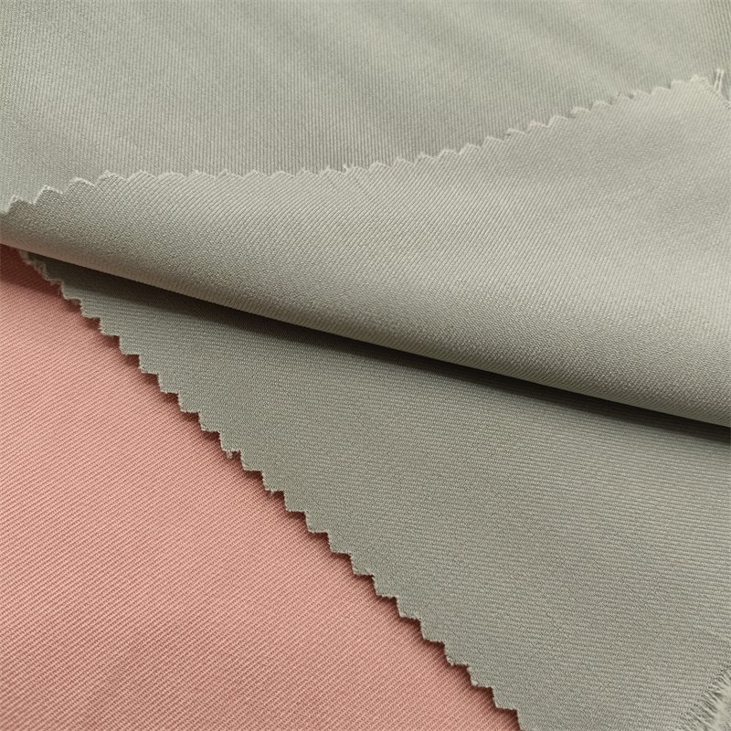 New Style Seoul Twill Lightweight Elastic Spandex Fabric Windproof Garment Suit Fabric for Women's Suits
