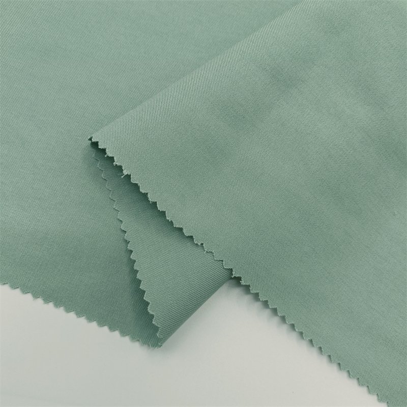 New Style Seoul Twill Lightweight Elastic Spandex Fabric Windproof Garment Suit Fabric for Women's Suits