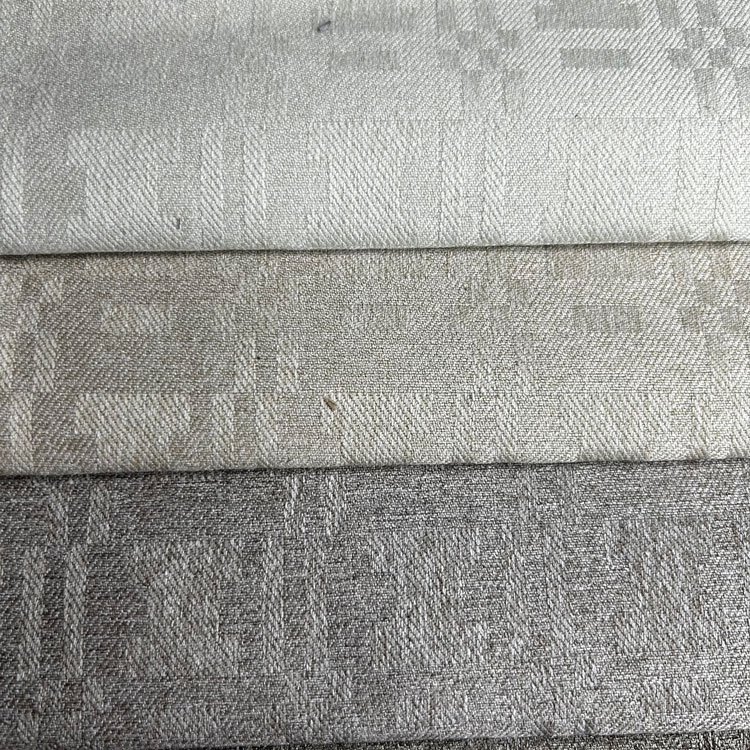 Home Textile 100 Polyester Textile Linen Sofa Fabric Linen Look Upholstery Fabric