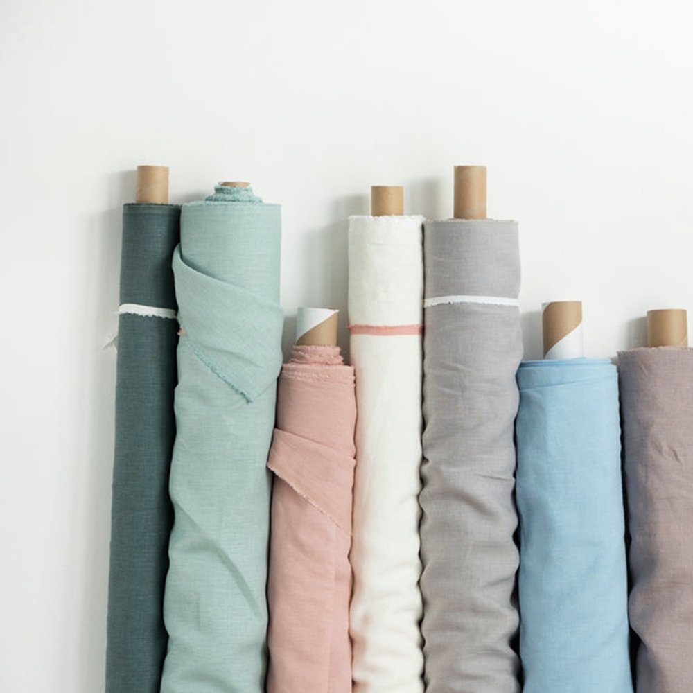 2024 TWILL Weight 100% Extra Wide Price Per Meter Organic Shirt Fabric Pure Linen for Men Solid Color Oeko-tex 100 Light T Shirt