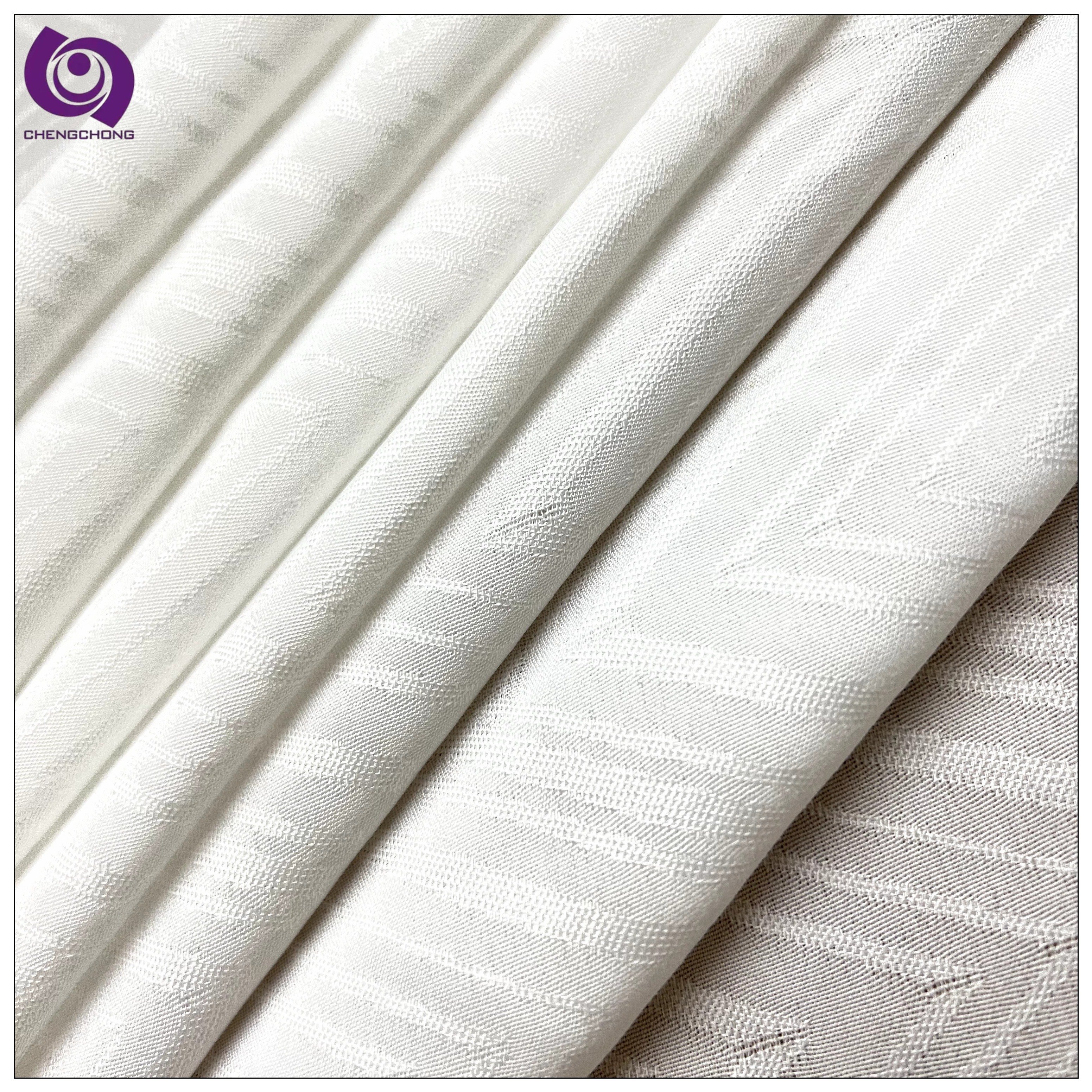 ready to ship breathable plain soft Herringbone design sheer curtain fabric for living room 29902