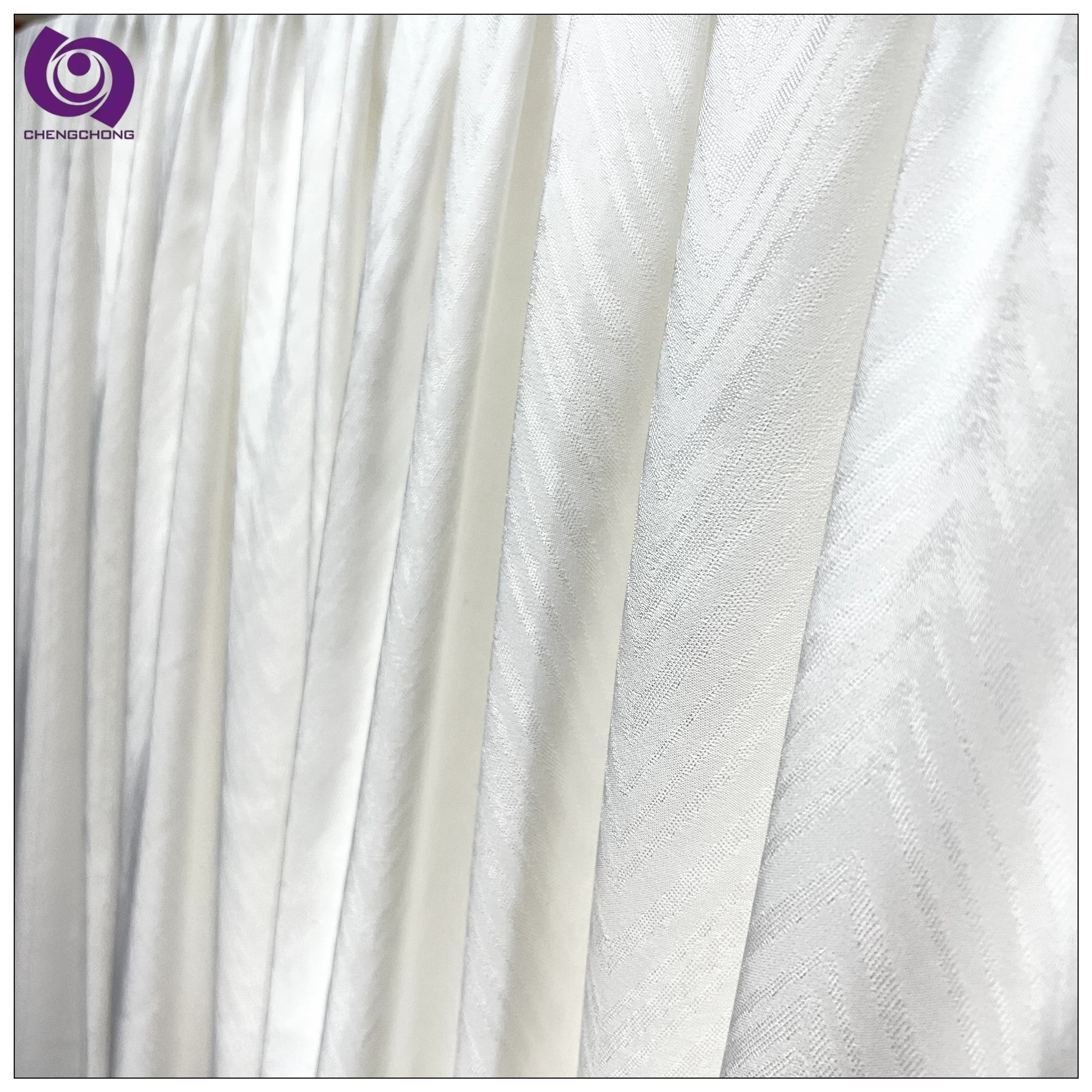 ready to ship breathable plain soft Herringbone design sheer curtain fabric for living room 29902