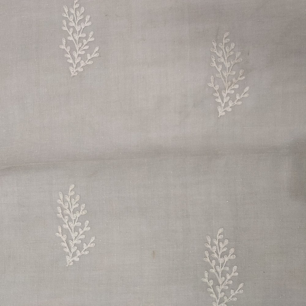 Towel embroidery imitates cotton and linen bottom luxurious style design embroidery curtain fabric