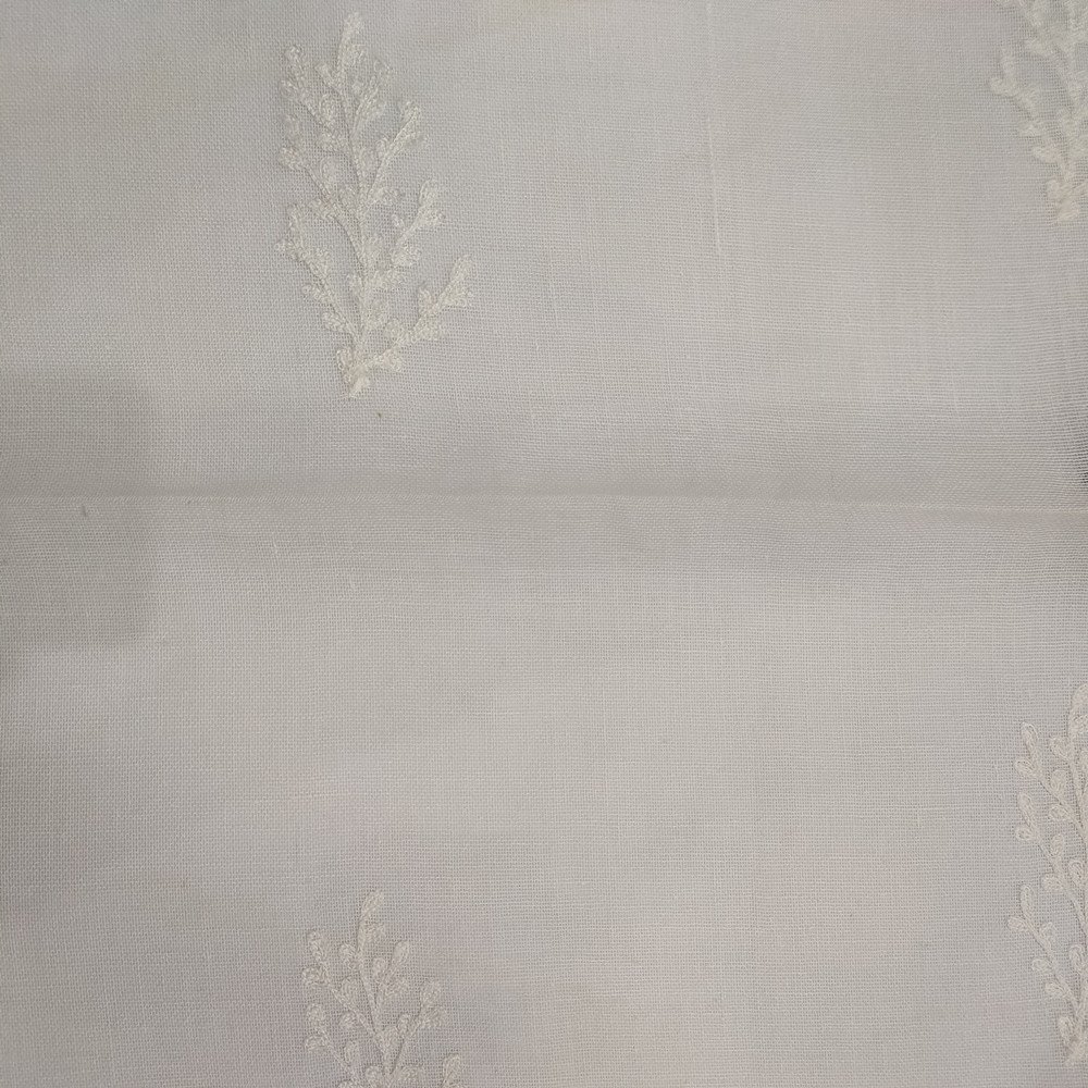 Towel embroidery imitates cotton and linen bottom luxurious style design embroidery curtain fabric