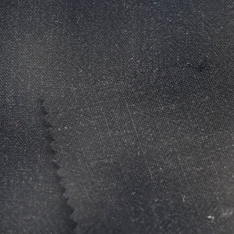 Online wholesale Solid color linen fabric woven 85 viscose 15 linen clothes fabrics for dress