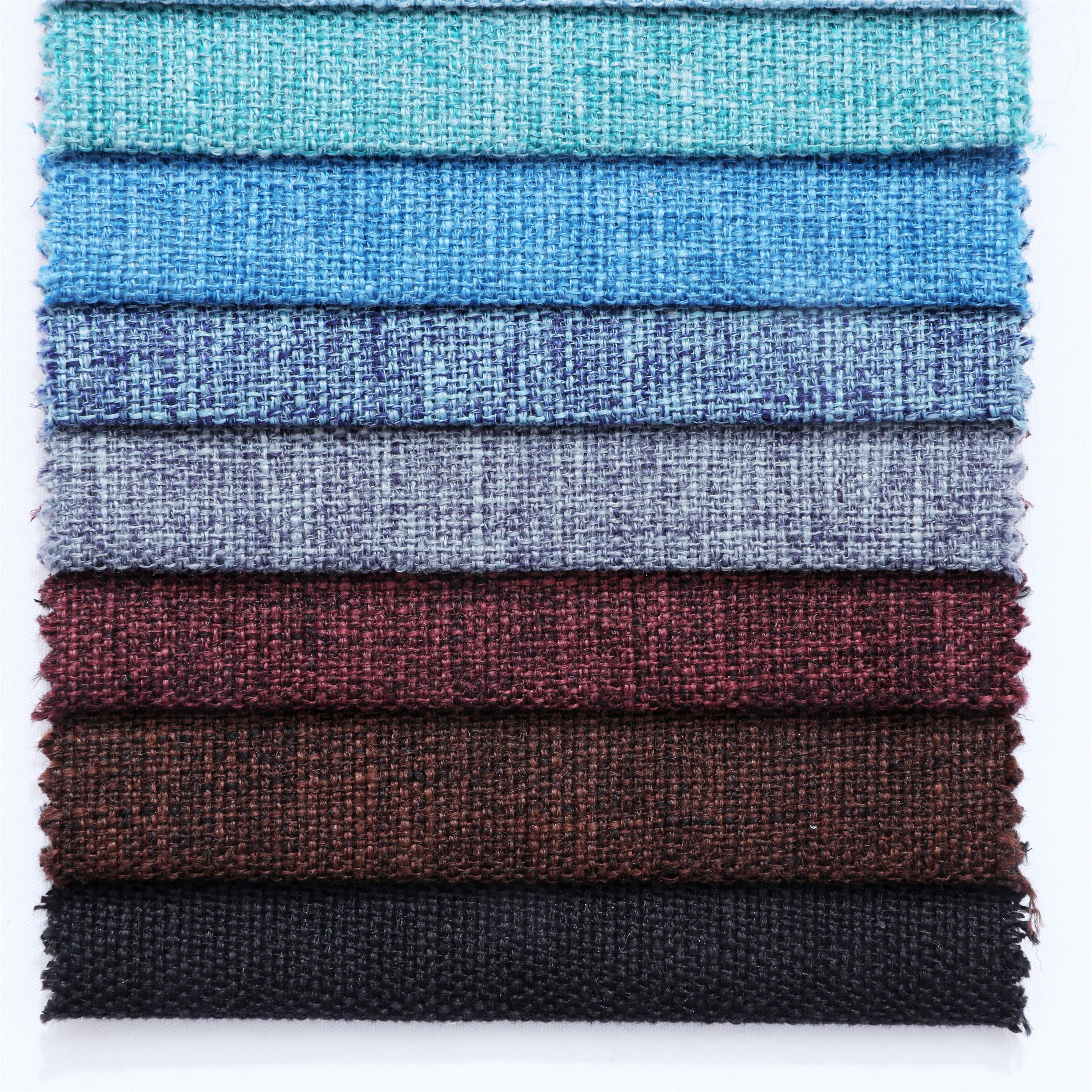 Home Decorate Sofa Fabric Upholstery Polyester Linen Like Faux Linen Look Fabric Furniture Fabric Hometextile