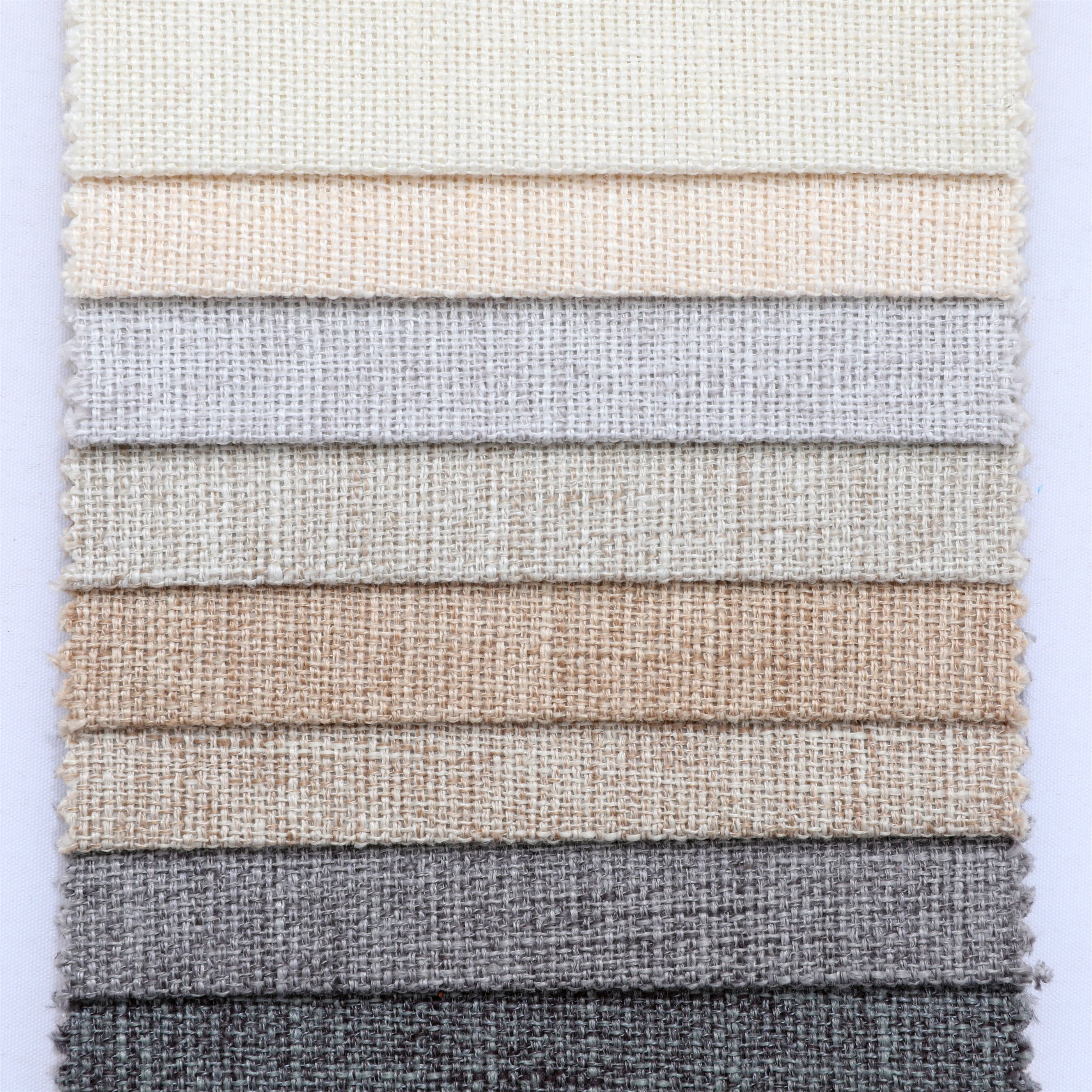 Home Decorate Sofa Fabric Upholstery Polyester Linen Like Faux Linen Look Fabric Furniture Fabric Hometextile