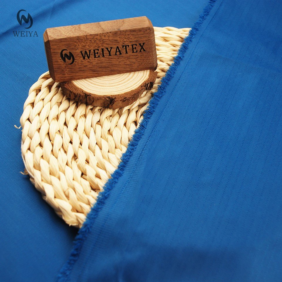Men woven dress skirt suit garment material herringbone weave blended bamboo spandex fabric for shirt