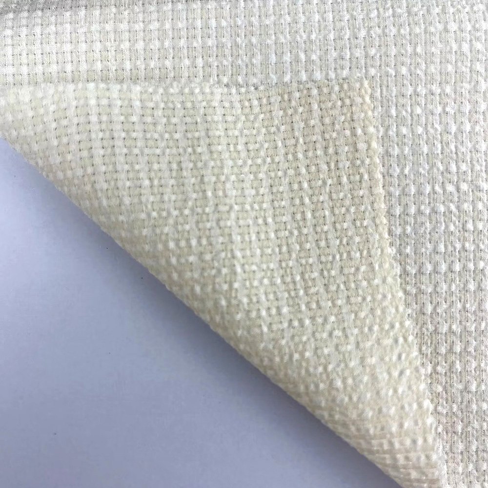 Spring/Summer 140g Chiffon Textile 100% Polyester Fabric Small Plaid Jacquard Chiffon Fabric for Shirt blouse