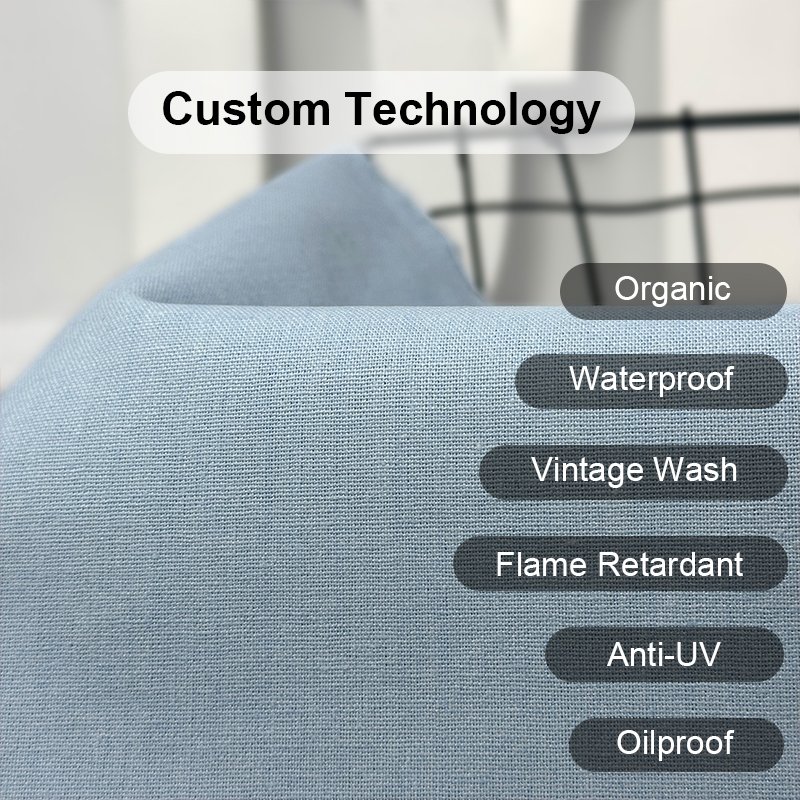60 Poly 20 Cotton 20 Linen Natural Linen Dress Fabric Upholstery Wallpaper Soft Cotton Linen Fabric Wholesale