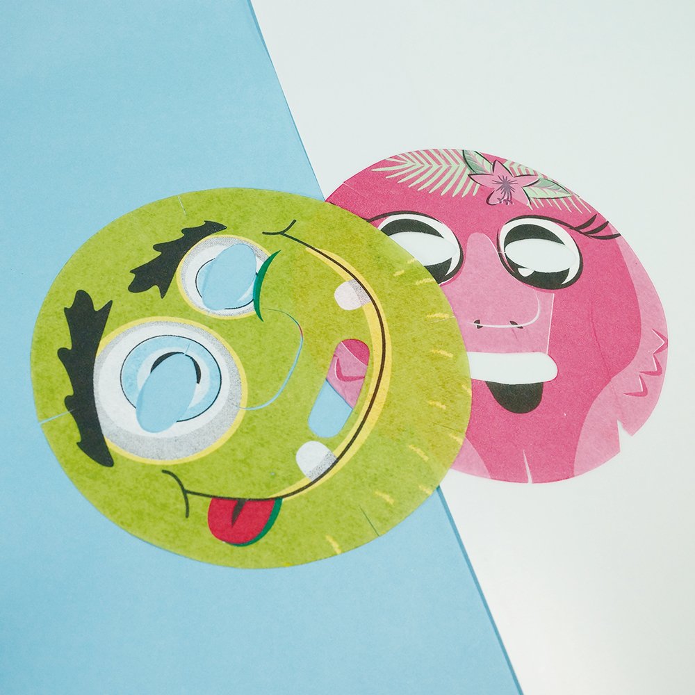 Viscose Cotton Tencel spa facial mask sheet face mask compressed v face animal fruit cucumber adults kids face mask sheet