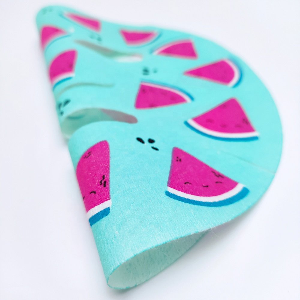 Factory Supply Custom Funny Watermelon Printing Pattern Facial Sheet Mask