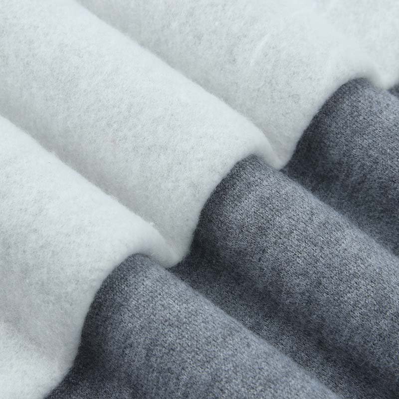 Hot sales 100% polyester sweater French terry brushed fleece fabric 290gsm Winter hoodie knitting fabric