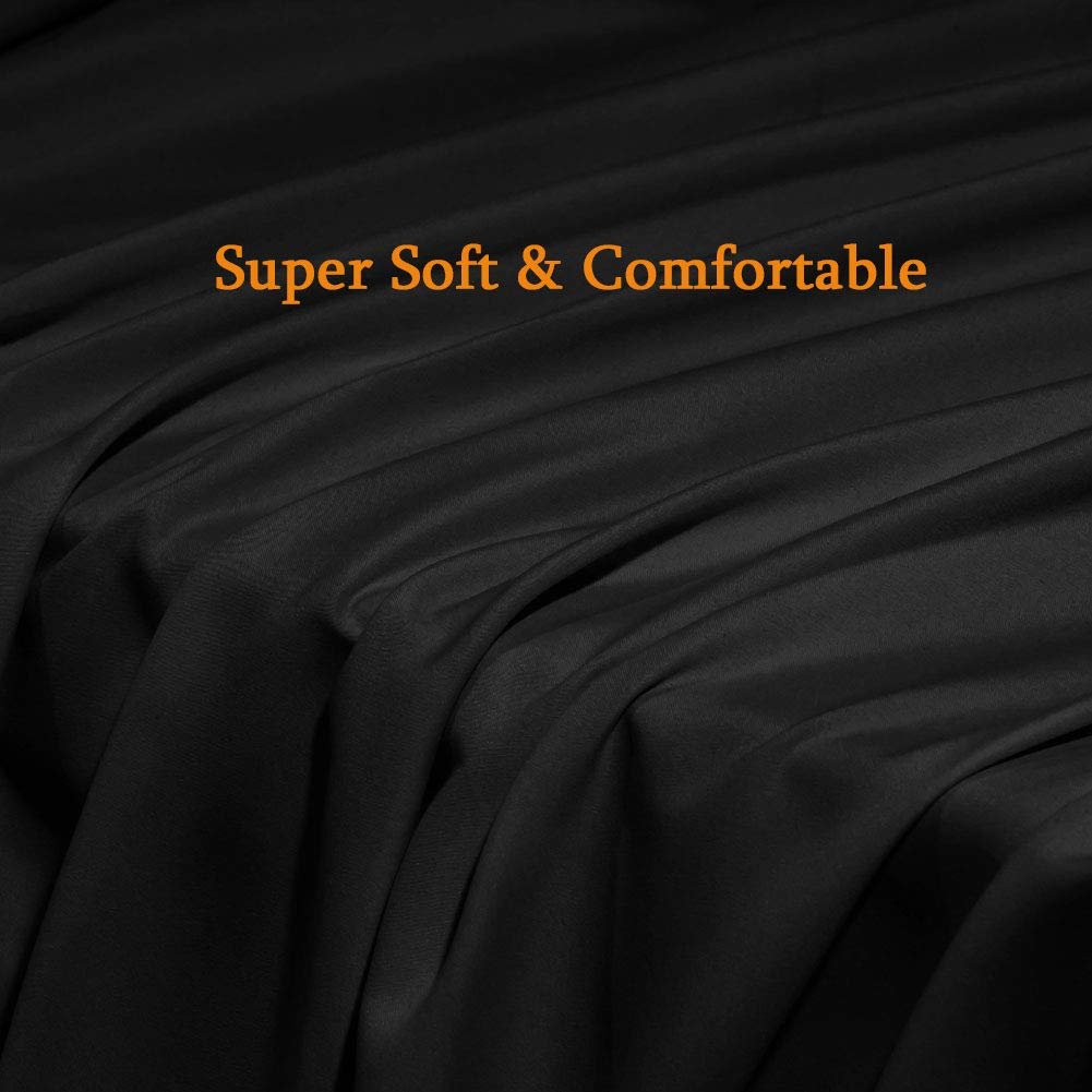 PINK & CREAM High Quality Factory direct sale Microfiber Polyester 4-pcs Set two-color bedding sheet set
