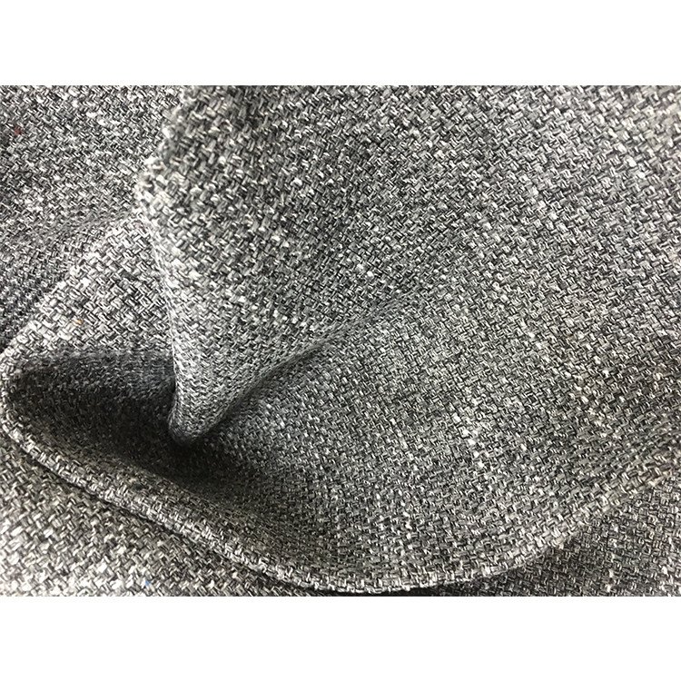 Customized Linen Style Black And White Lace Fabrics Polyester