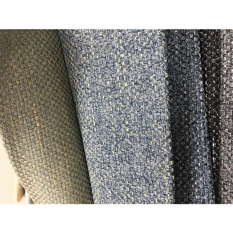Customized Linen Style Black And White Lace Fabrics Polyester