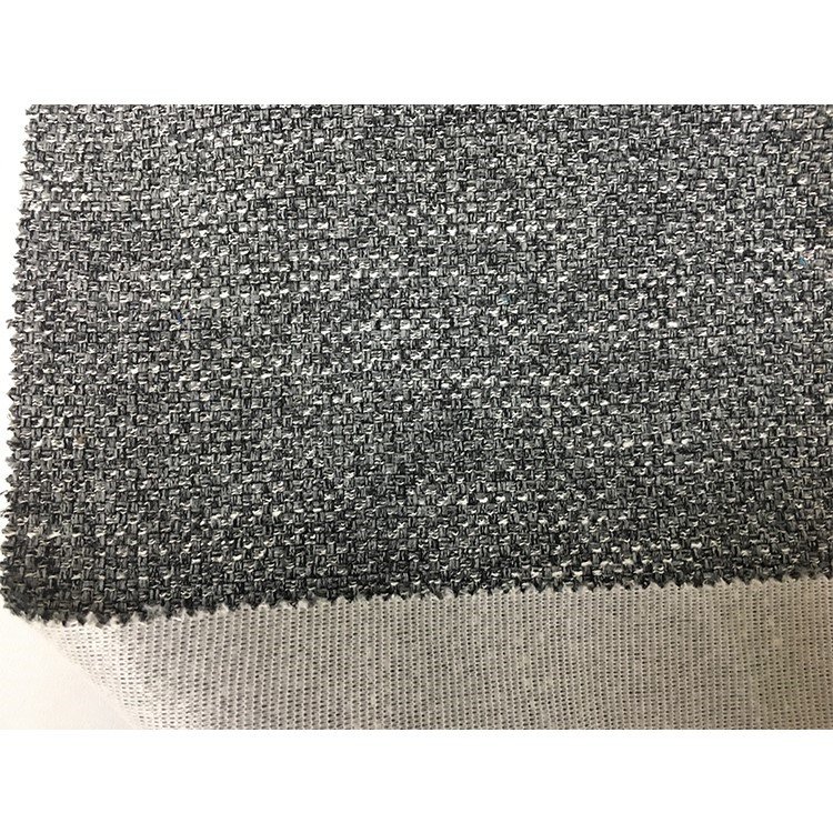 Customized Linen Style Black And White Lace Fabrics Polyester