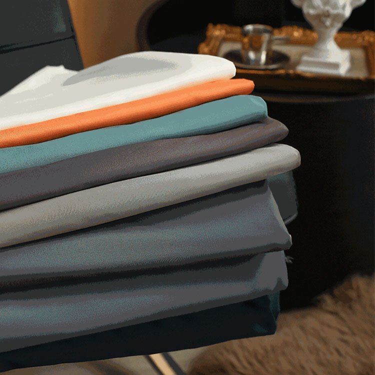 Certificated 100% Organic Bamboo Fiber Fabric For Pillows Cover Bedding Textile