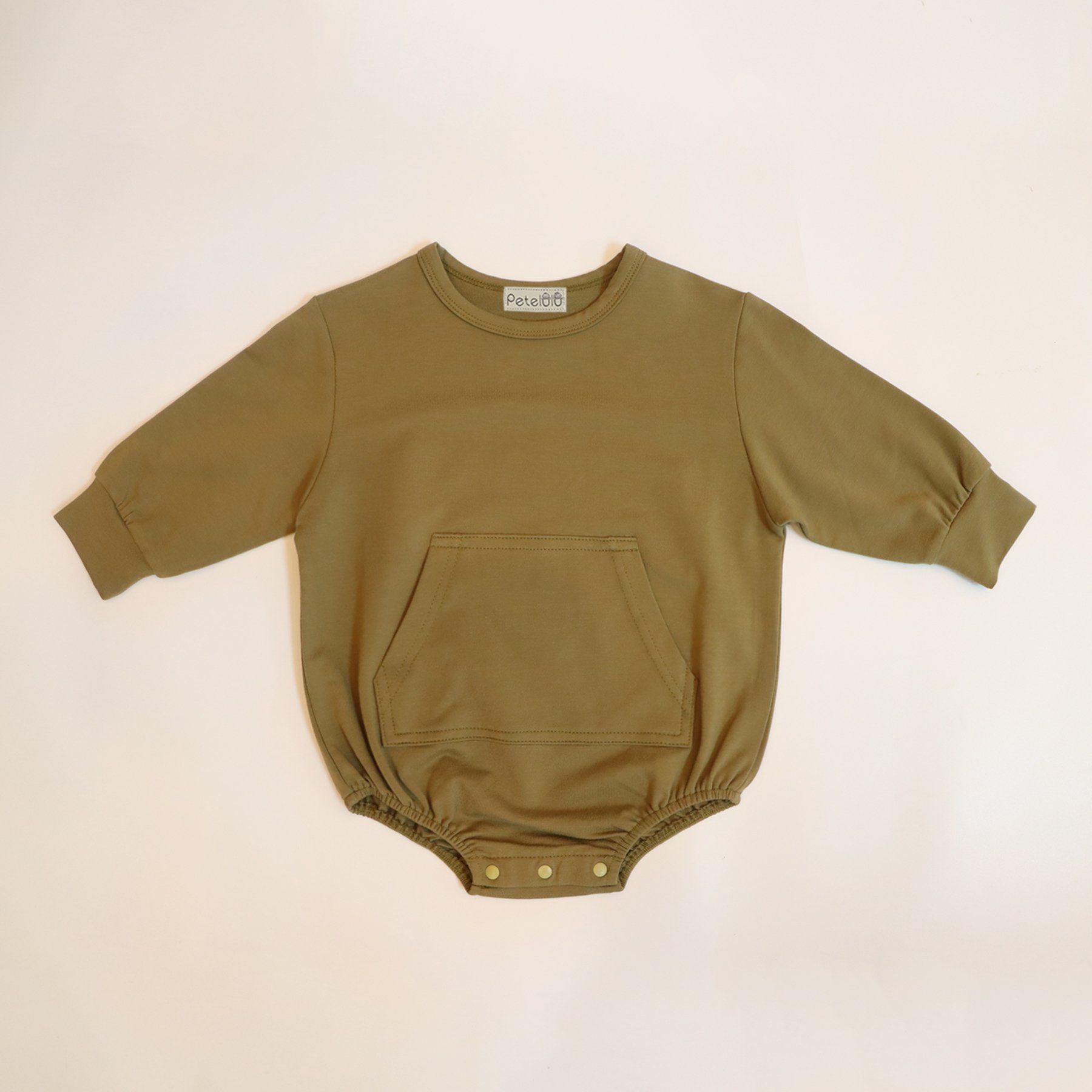 Neutral Baby Boy Girl Romper Comfortable Bubble bamboo fiber viscose Long Sleeve Bodysuit Autumn bamboo baby clothing