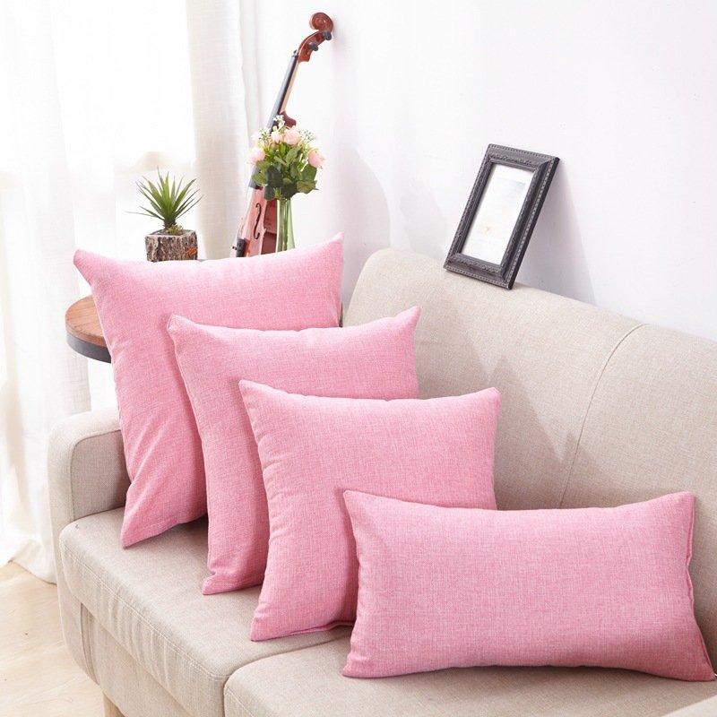 Almohada Coussin Flax Linen Luxury Throw Pillow Sofa Cushion for Home Decor