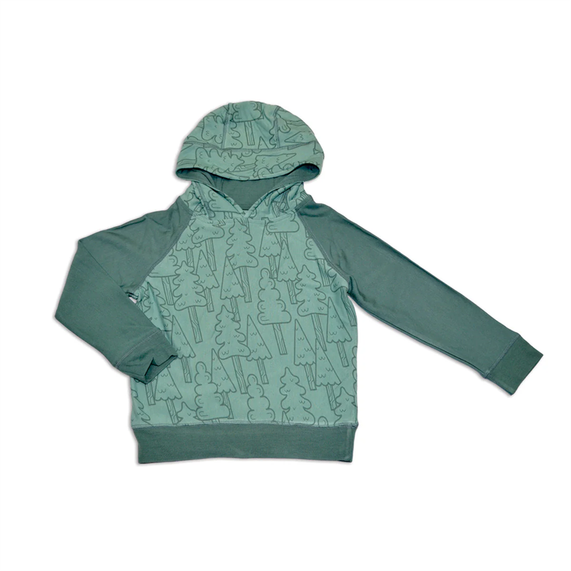 Custom Print Bamboo Baby Hoodie Long Sleeve Baby Sweatshirt Clothes Toddler Pullover Tracksuits Hooded Jackets Private Logo