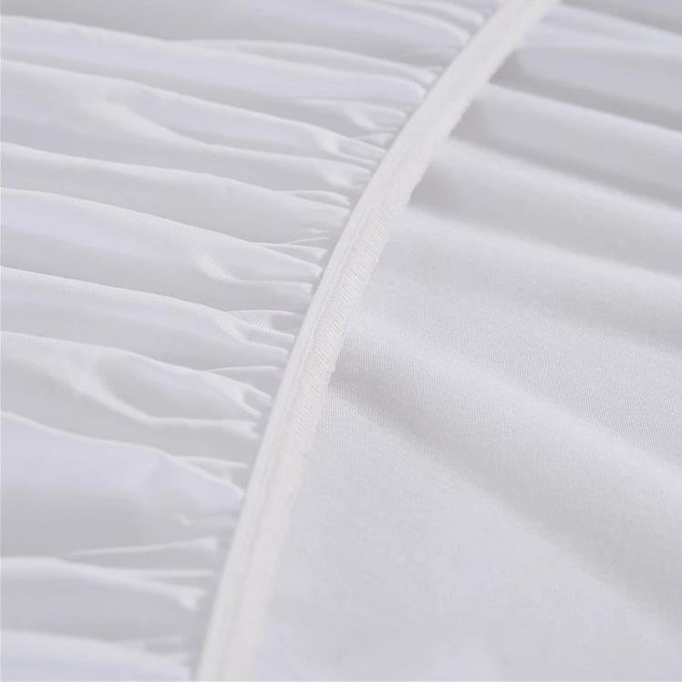 Waterproof Breathable Soft Zipper Mattress Cover Quilted Jacquard Water Proof Mattress Cover Mattress Protector with Zipper