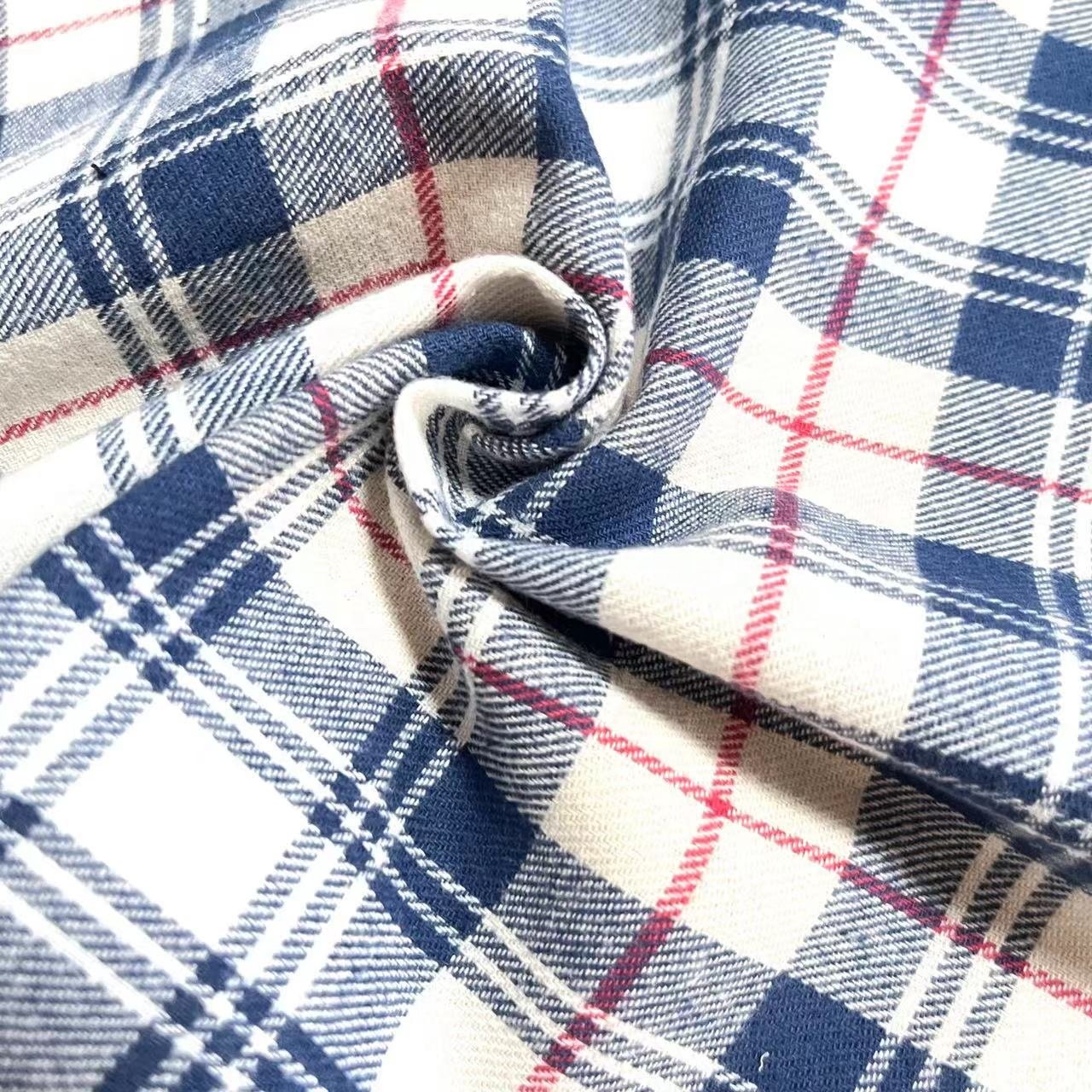 Hot-sale factory men and women garments yarn dyed check pattern cotton and linen shirt fabric