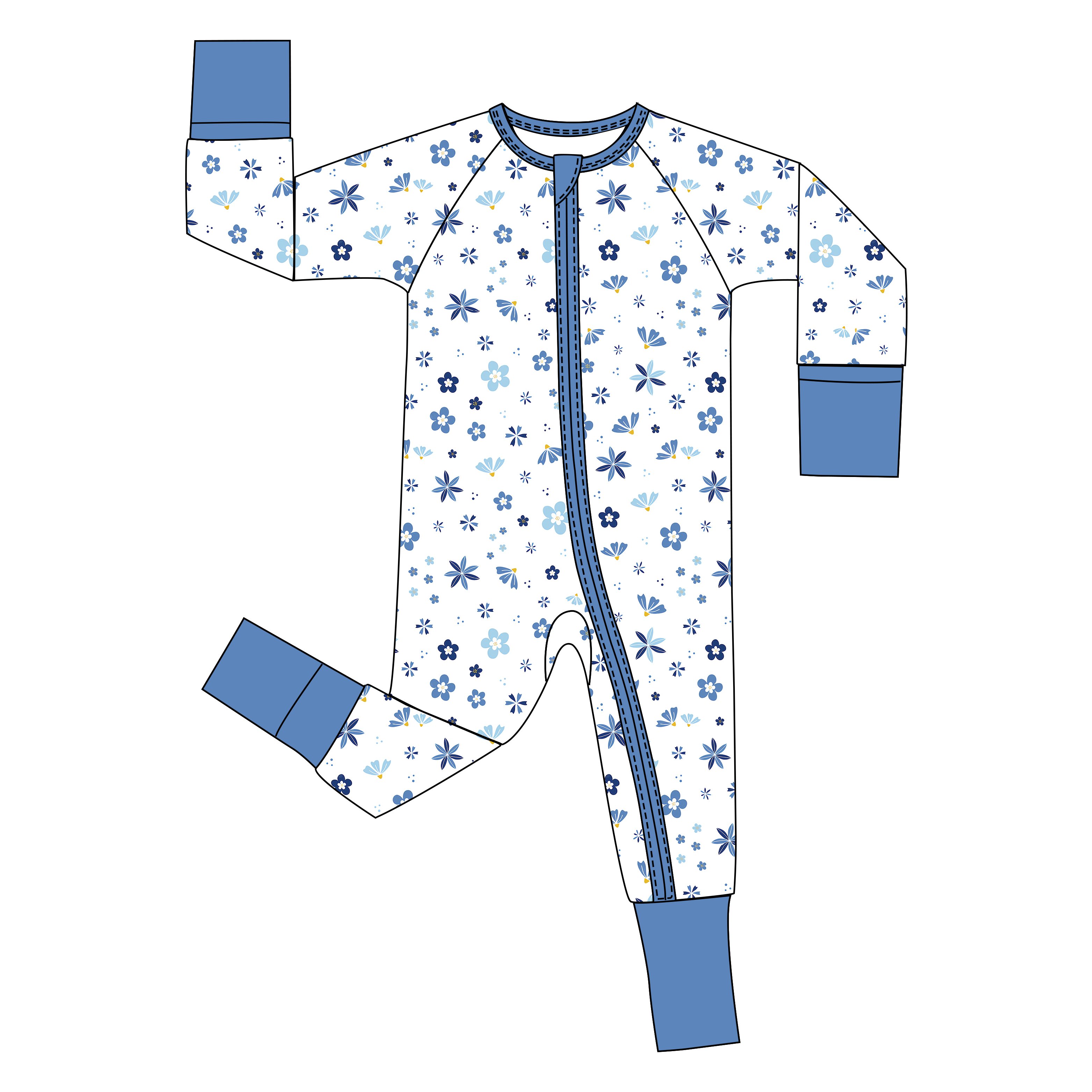 Custom Print Bamboo Fabric Newborn baby Infant Rompers Clothes Onesie Zipper Baby Bamboo Pajamas Viscose Toddler Sleeper Clothes