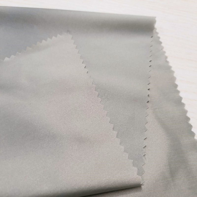 microfiber recycled 20d polyester nylon coated taffeta fabric lining fabric polyester pu coating and waterproof of taffeta