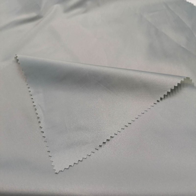 microfiber recycled 20d polyester nylon coated taffeta fabric lining fabric polyester pu coating and waterproof of taffeta
