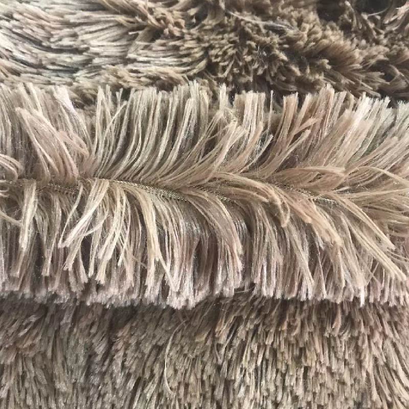 Hot sale 100% polyester solid color teddy fabric PV plush toy fabric