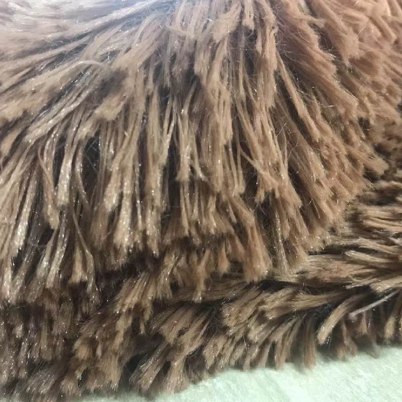 Hot sale 100% polyester solid color teddy fabric PV plush toy fabric