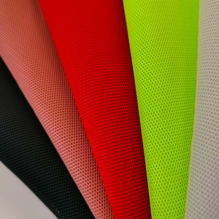 1mm Thickness Black Sandwich Mesh Fabric 3D Air Layer French Design Fashion For Casual Sportswear Cloth Sewing Sofa