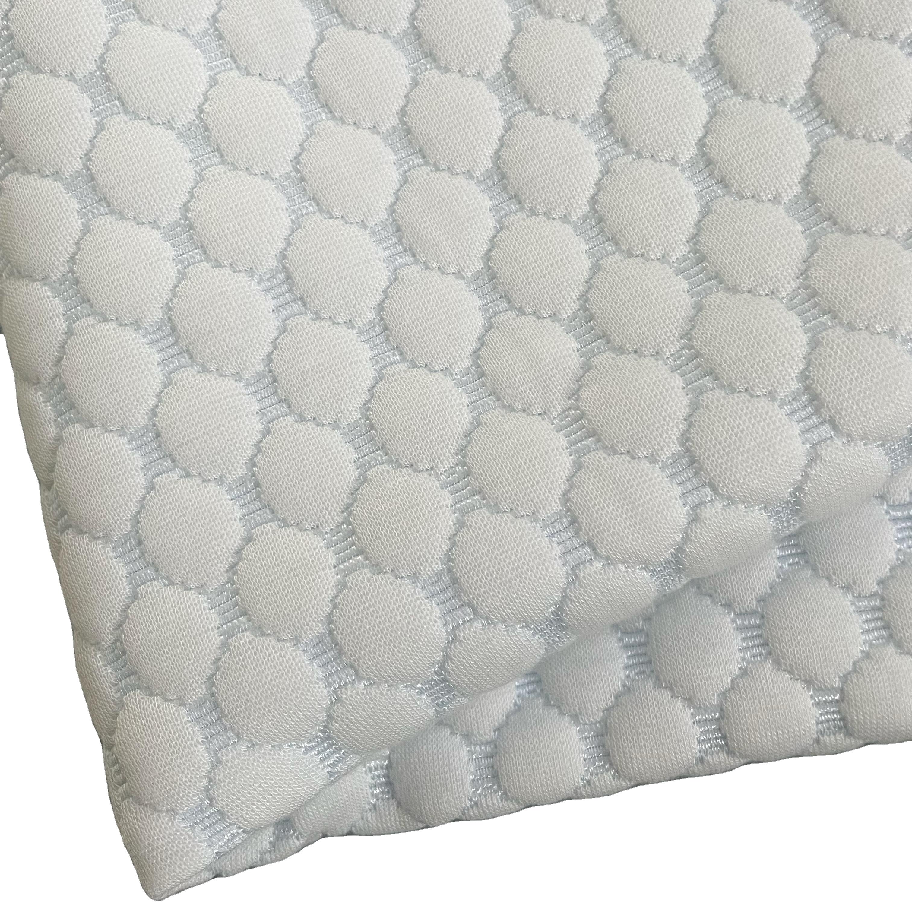 Factory custom bamboo fiber polyester high quality mattress fabric cushion sofa latex pillow cover