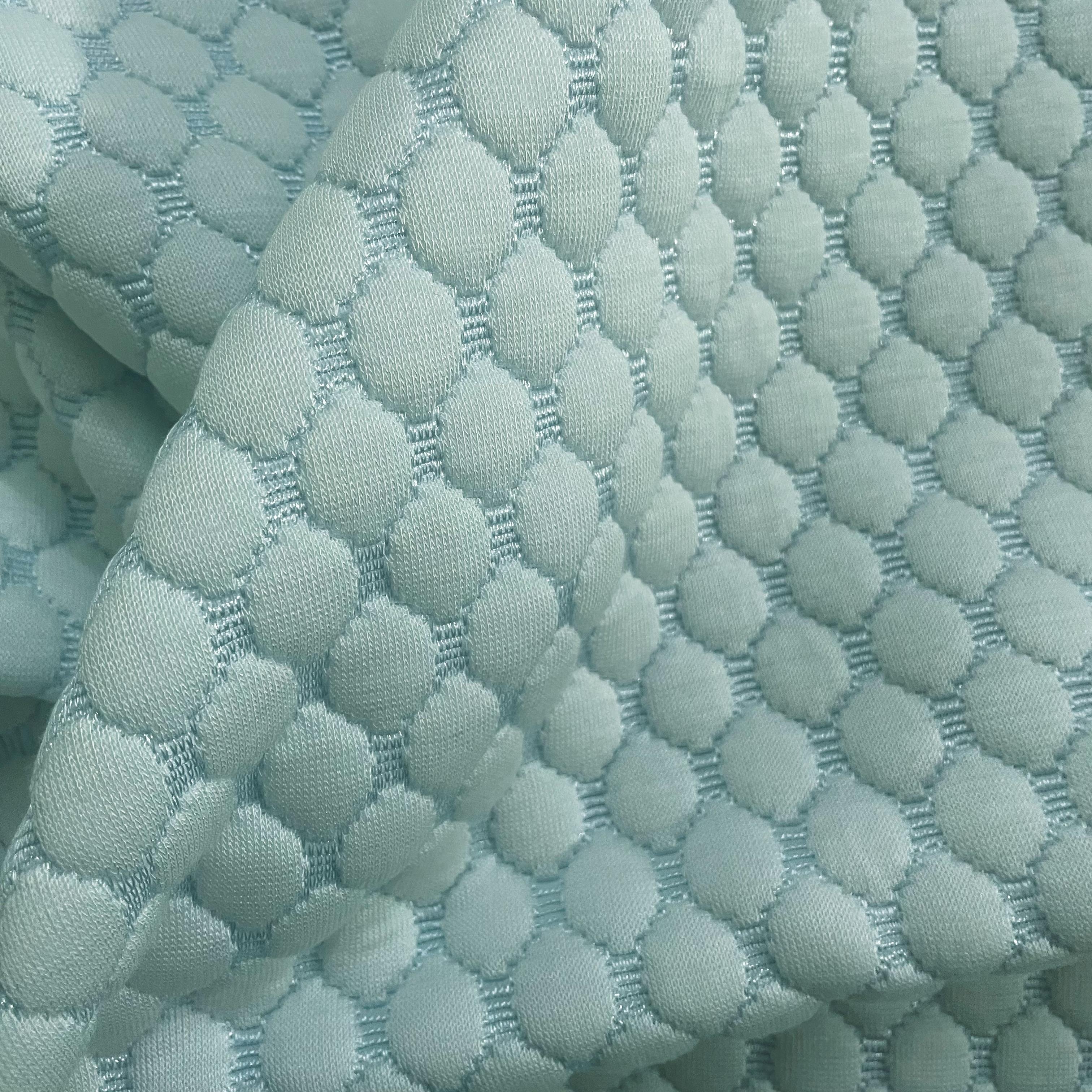 Factory custom bamboo fiber polyester high quality mattress fabric cushion sofa latex pillow cover